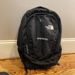 The North Face Black Backpack Durable Nylon Classic Design